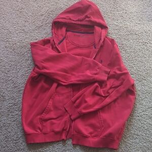 U.S. Polo ASSN Red Zip-Up